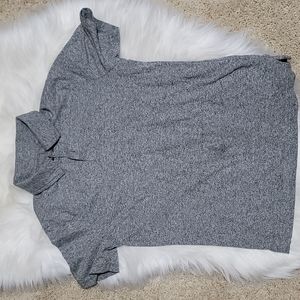 Boys Polo Shirt Gray Size Small